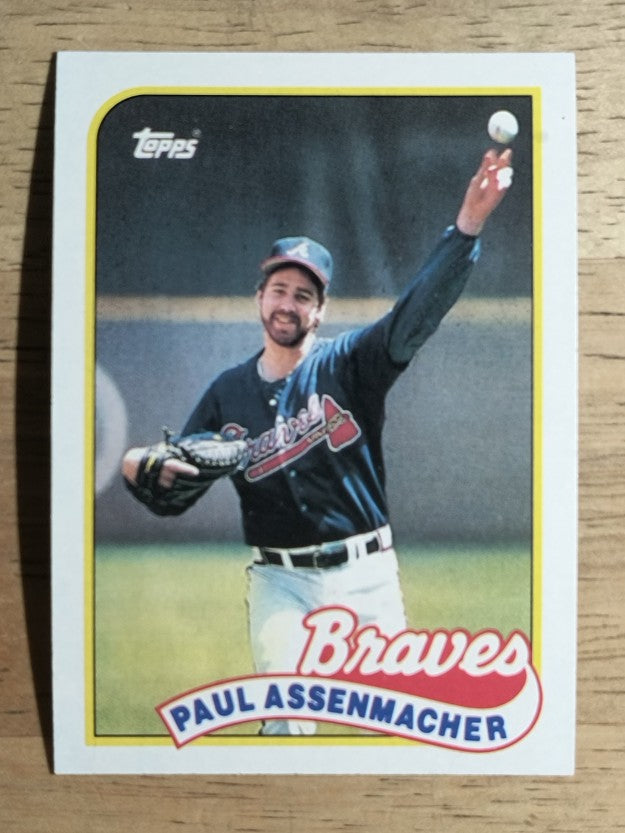1989 Topps #454 Paul Assenmacher