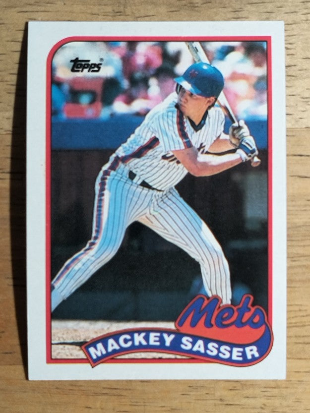 1989 Topps #457 Mackey Sasser