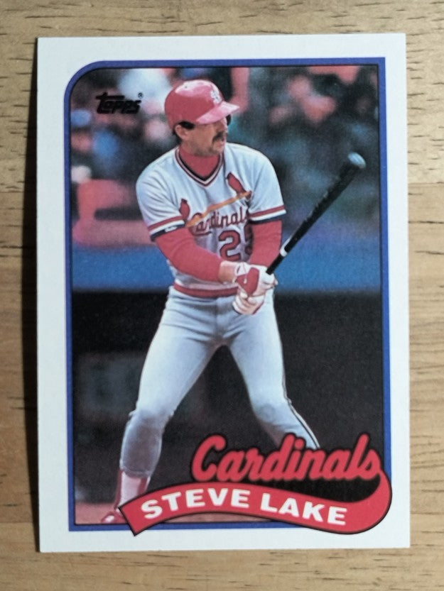 1989 Topps #463 Steve Lake