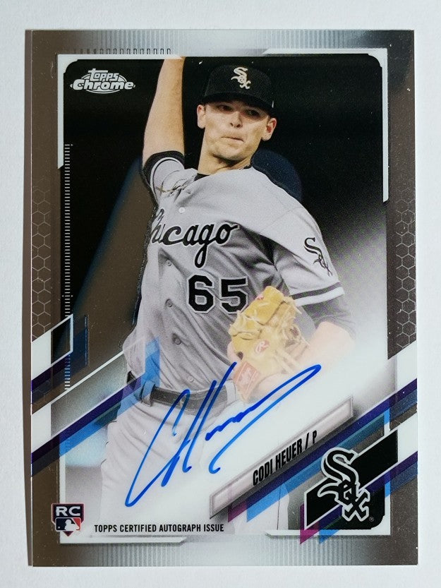 2021 Topps Chrome Rookie Autographs #RACH Codi Heuer