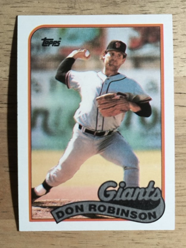 1989 Topps #473 Don Robinson