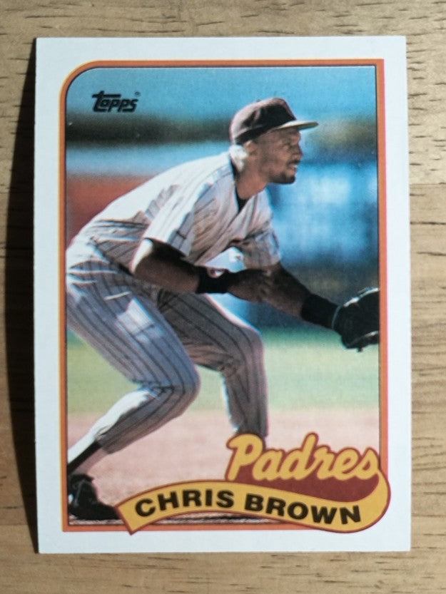 1989 Topps #481 Chris Brown