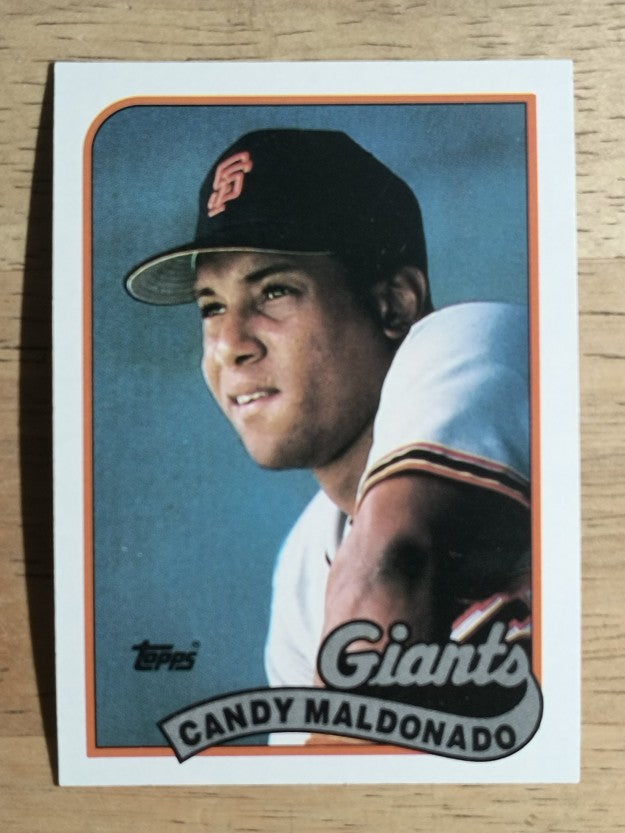 1989 Topps #495 Candy Maldonado