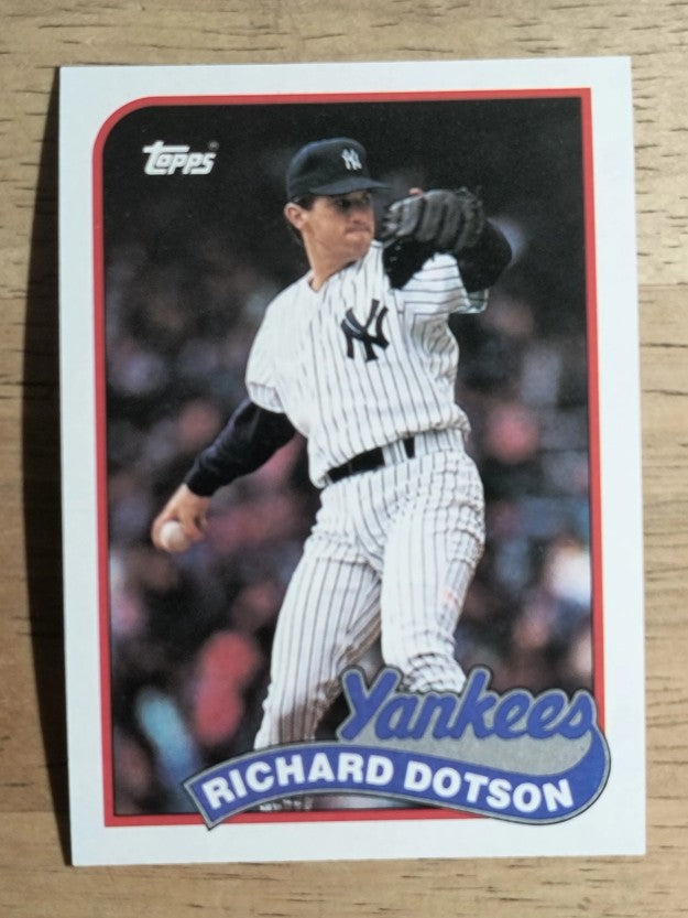 1989 Topps #511 Richard Dotson
