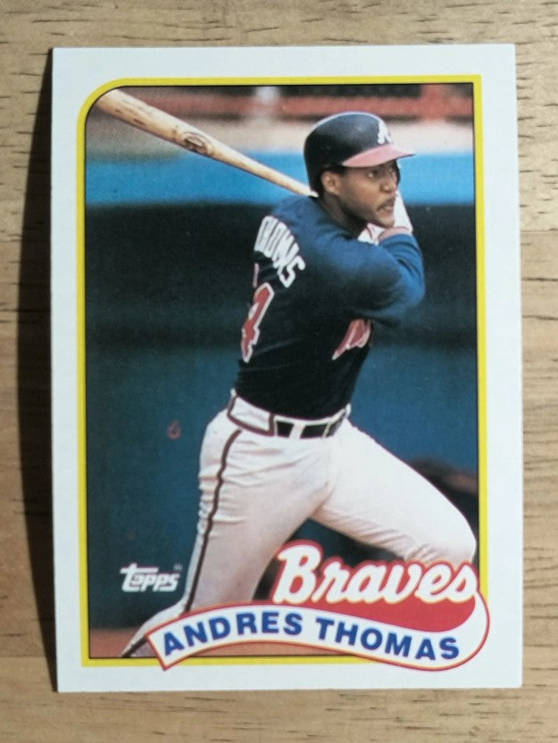 1989 Topps #523 Andres Thomas