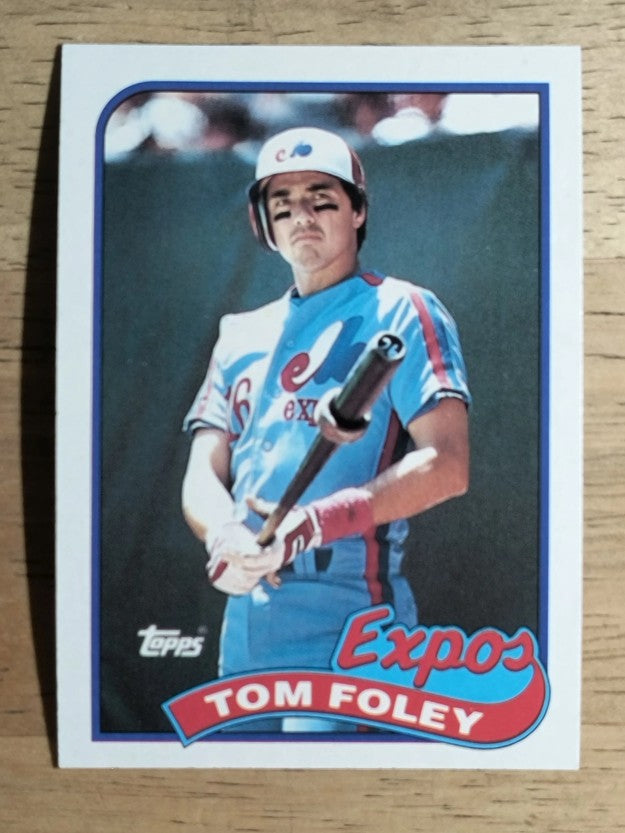 1989 Topps #529 Tom Foley