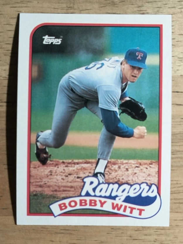 1989 Topps #548 Bobby Witt