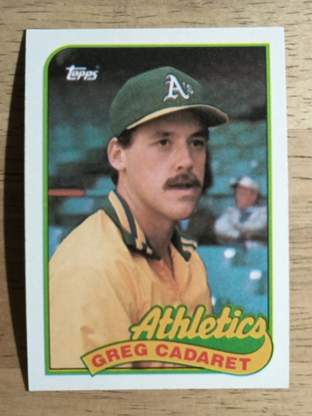 1989 Topps #552 Greg Cadaret