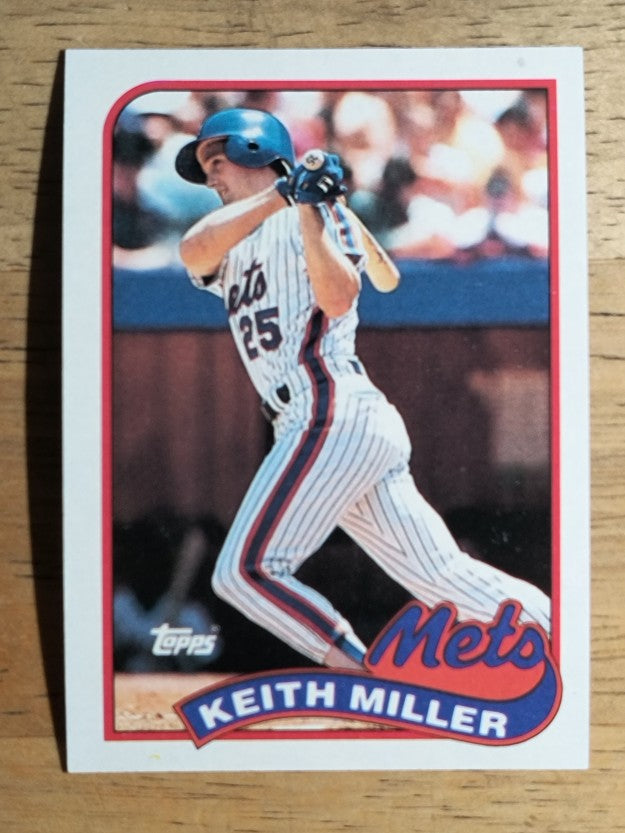 1989 Topps #557 Keith A. Miller