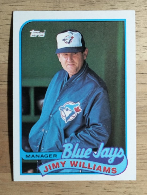 1989 Topps #594 Jimy Williams MG
