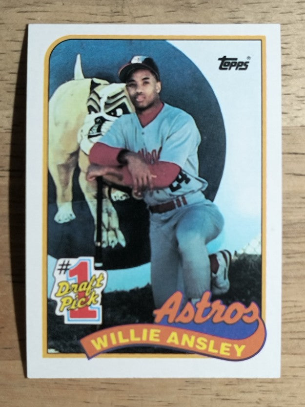1989 Topps #607 Willie Ansley FDP RC