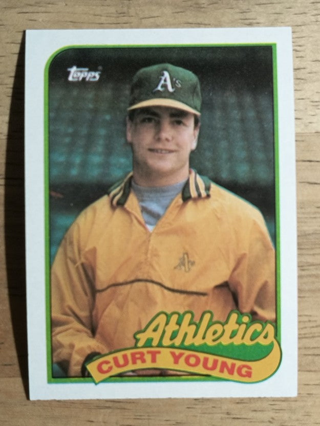 1989 Topps #641 Curt Young