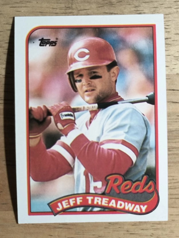 1989 Topps #685 Jeff Treadway