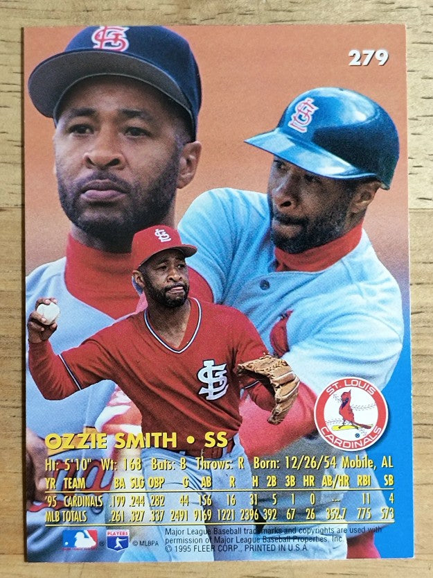 1996 Ultra #279 Ozzie Smith