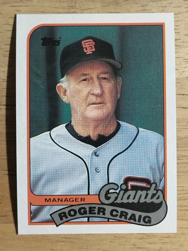 1989 Topps #744 Roger Craig MG