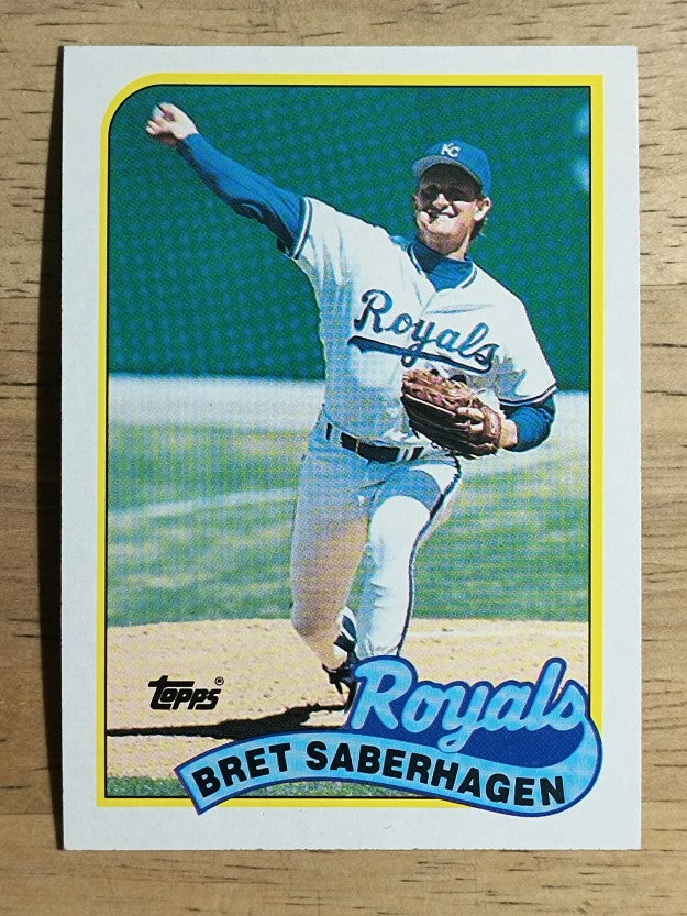 1989 Topps #750 Bret Saberhagen