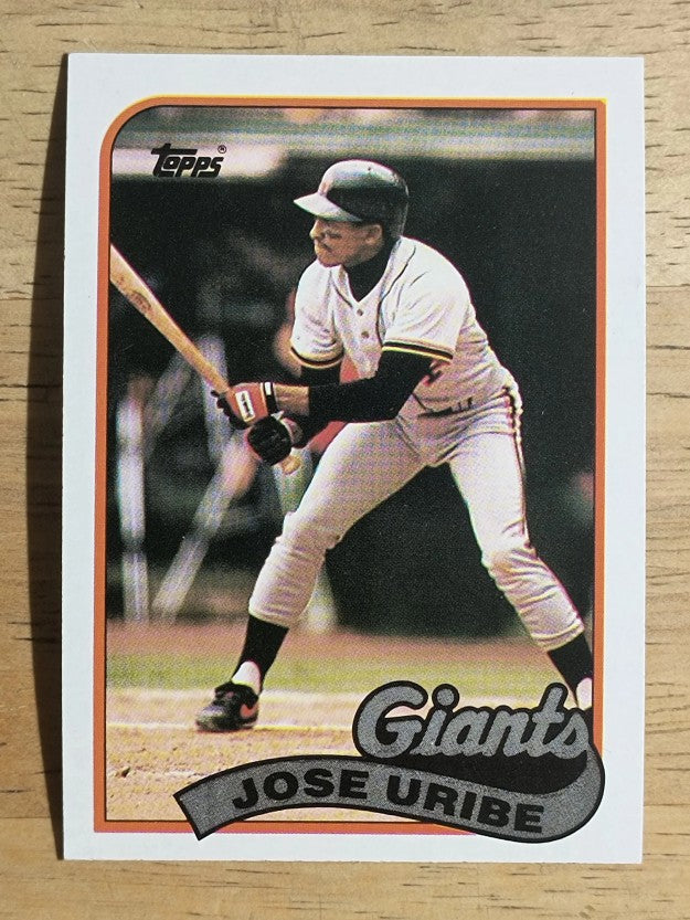 1989 Topps #753 Jose Uribe