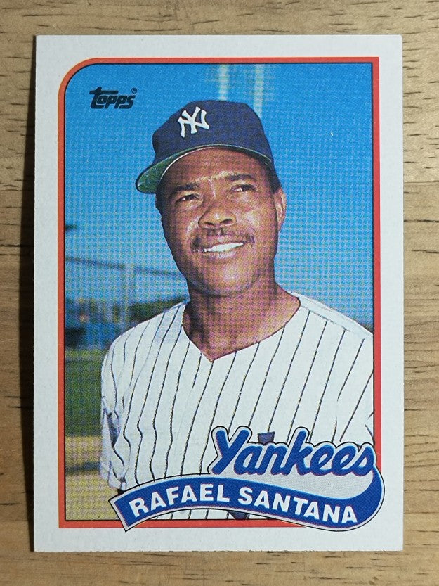 1989 Topps #792 Rafael Santana