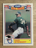 1990 Topps Glossy All-Stars #21 Dave Stewart