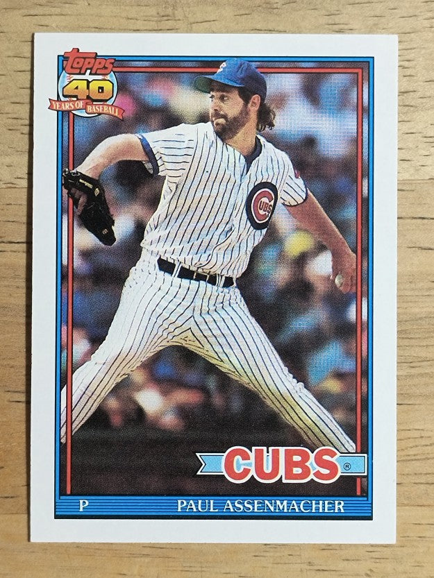 1991 Topps #12 Paul Assenmacher