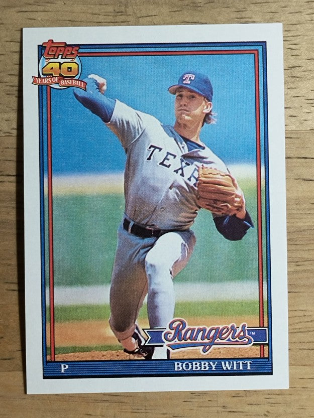 1991 Topps #27 Bobby Witt