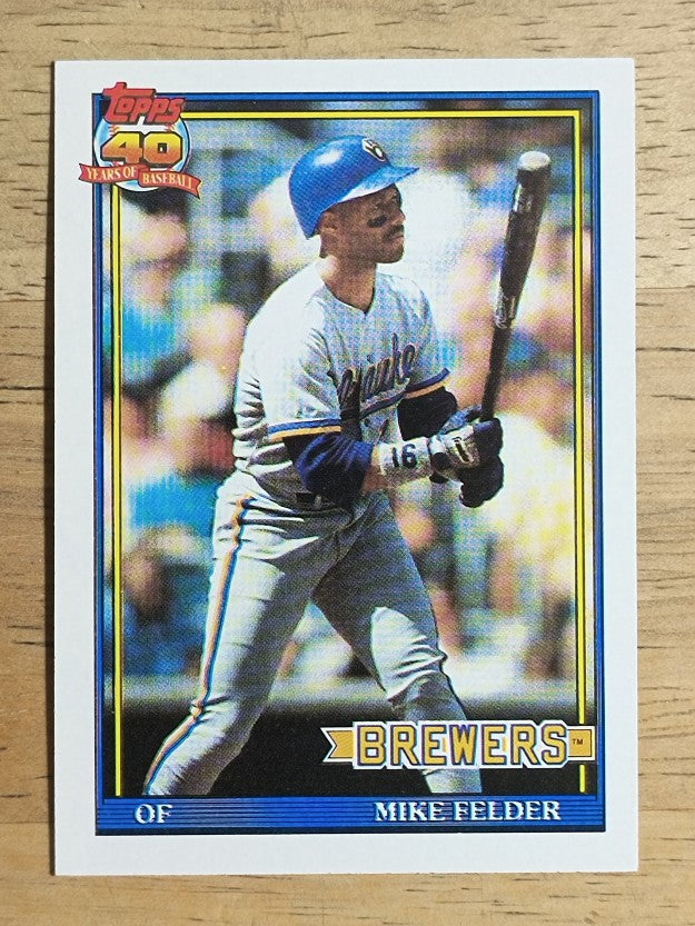 1991 Topps #44 Mike Felder