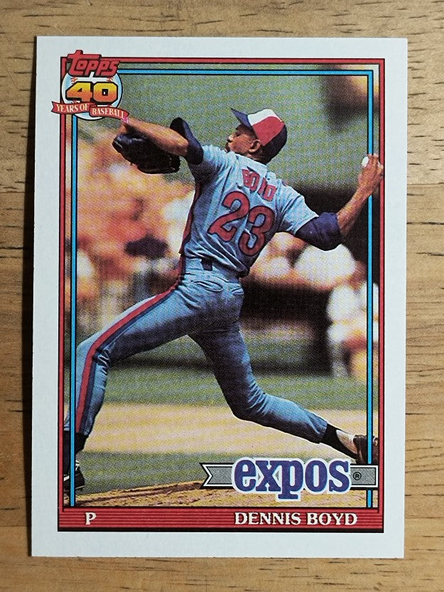1991 Topps #48 Dennis Boyd