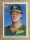1991 Topps #67 Rick Honeycutt