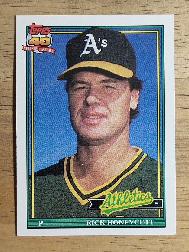 1991 Topps #67 Rick Honeycutt