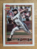 1991 Topps #96 Trevor Wilson