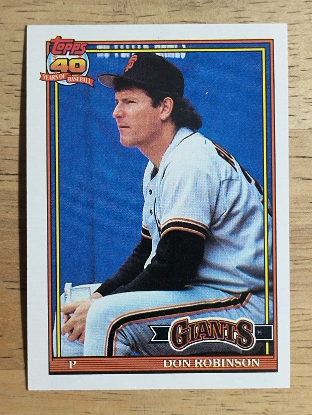 1991 Topps #104 Don Robinson