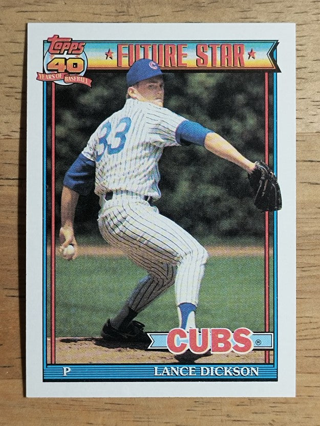 1991 Topps #114 Lance Dickson RC
