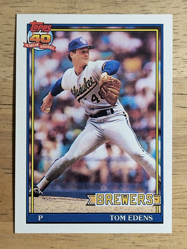 1991 Topps #118 Tom Edens RC