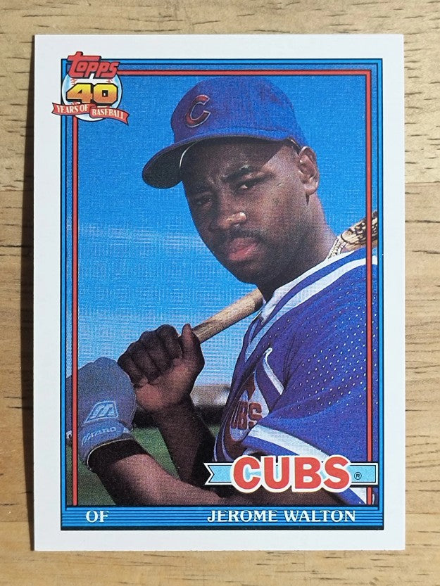 1991 Topps #135 Jerome Walton