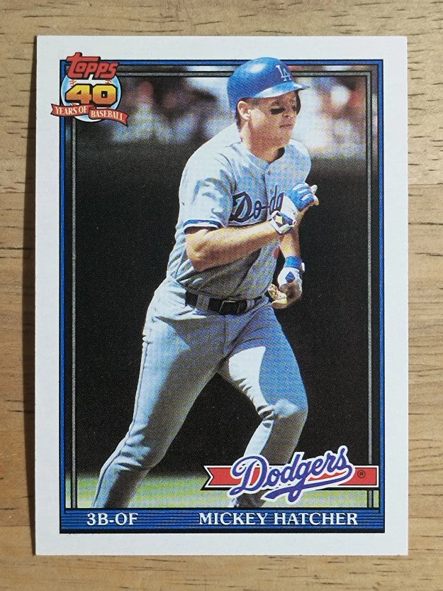 1991 Topps #152 Mickey Hatcher