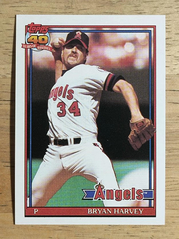 1991 Topps #153 Bryan Harvey