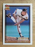 1991 Topps #167B Randy Tomlin RC COR/Harrisburg