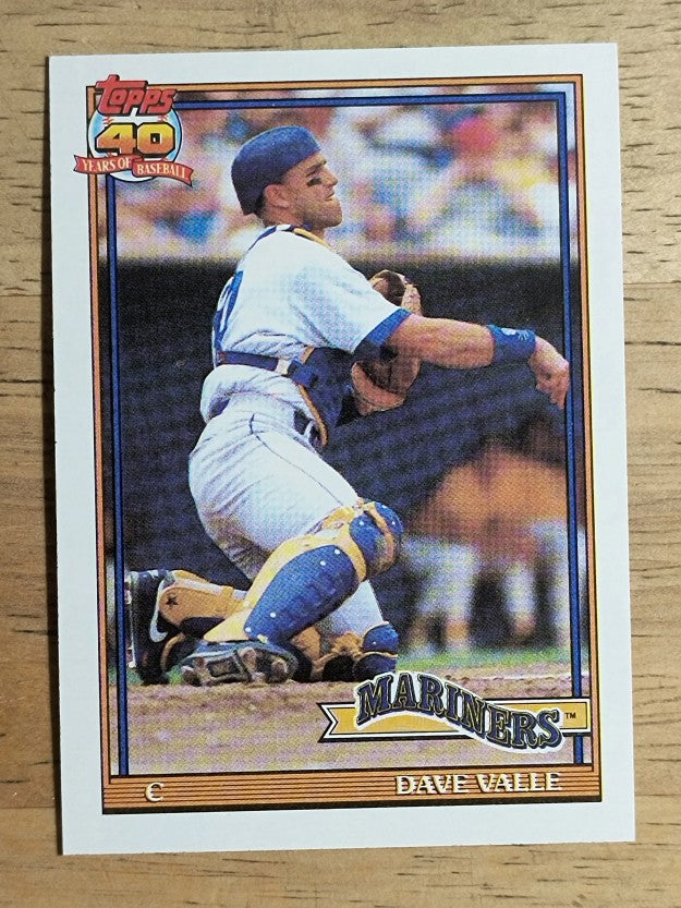 1991 Topps #178 Dave Valle