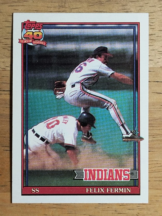 1991 Topps #193 Felix Fermin
