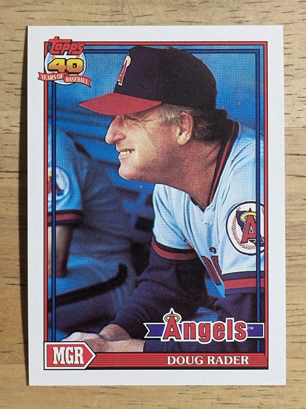 1991 Topps #231 Doug Rader MG