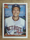 1991 Topps #236A Frank Tanana ERR/Tied for lead with 269 K's in '75