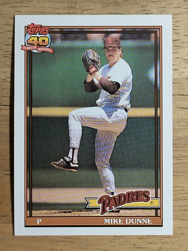 1991 Topps #238 Mike Dunne