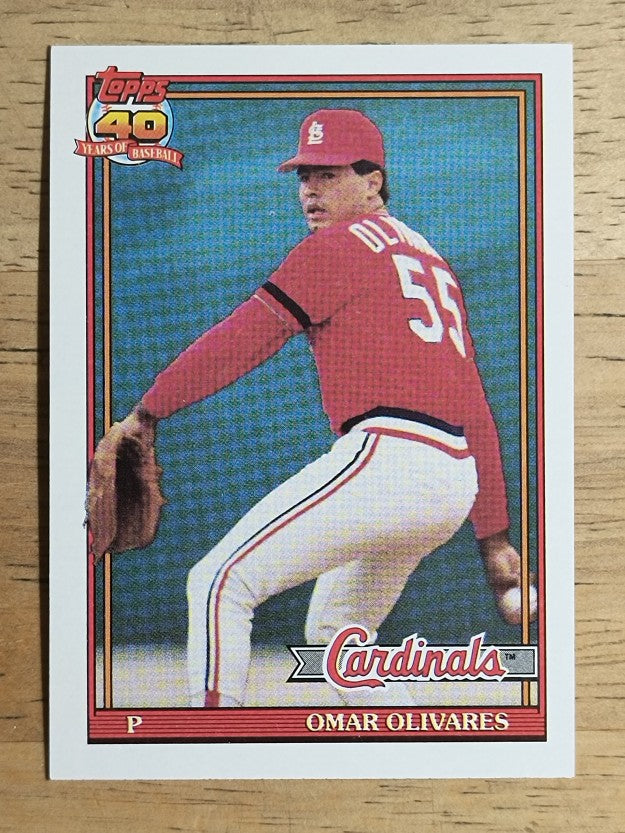 1991 Topps #271 Omar Olivares RC