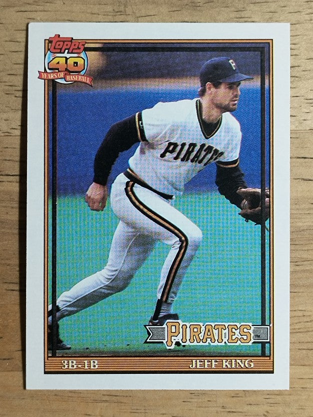 1991 Topps #272 Jeff King