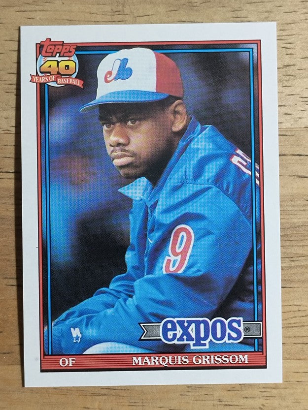 1991 Topps #283 Marquis Grissom