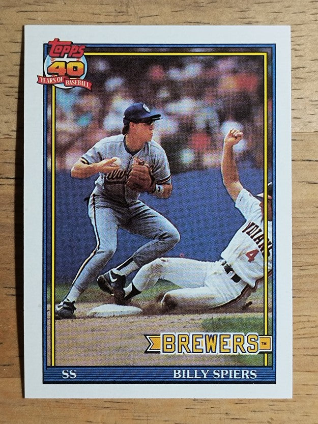 1991 Topps #284 Billy Spiers