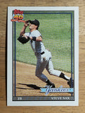 1991 Topps #290 Steve Sax