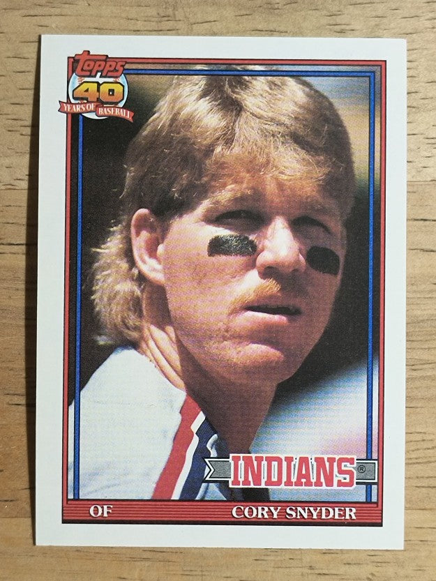 1991 Topps #323 Cory Snyder