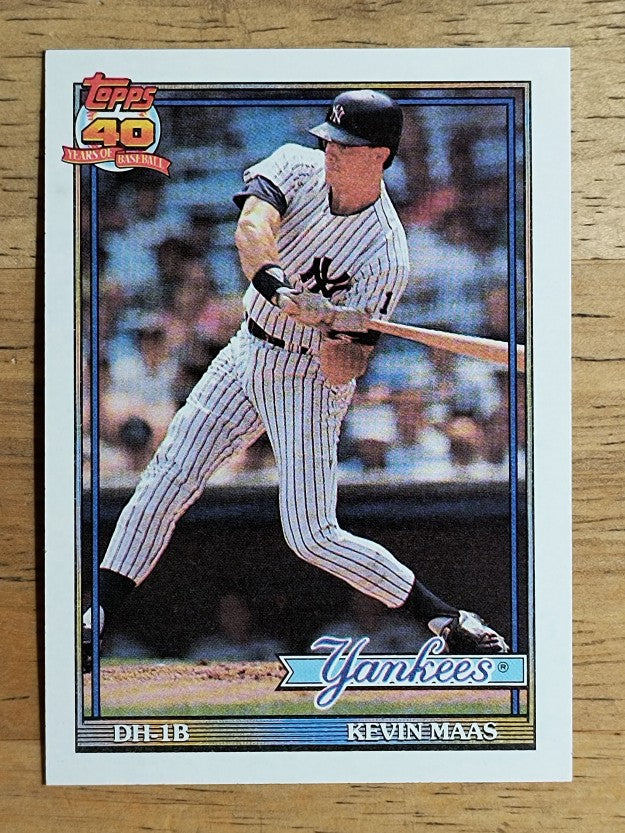 1991 Topps #435 Kevin Maas