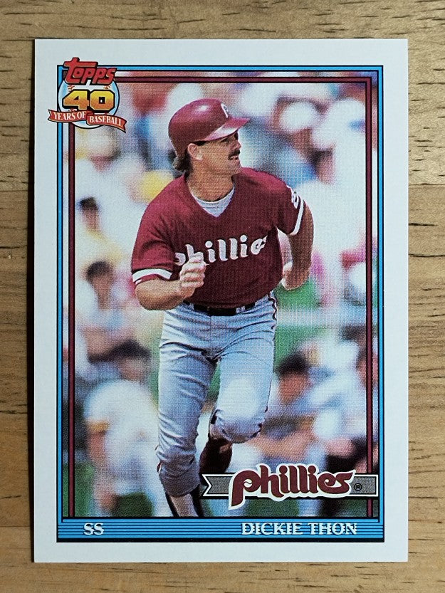 1991 Topps #439 Dickie Thon